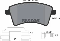 ������� ��������� ��� 2469301 Textar 2469301 ����