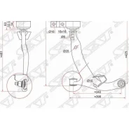 ����� ������ � �����. Nissan Teana 03-08 LH SAT ST545019W20C, ����� ST545019W20C ����