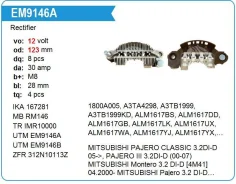 ������� ���� ��������� Mitsubishi 4M40 Krauf AEM9146UT ����