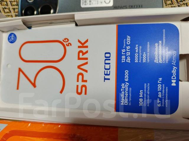 Tecno Spark 30 5G. �����, 128 ��, ������, 5G ����