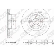 ���� ��������� (�����) Hyundai ix35 09-15 / Sonata 09-19 SAT ST-51712-2T100 ST517122T100 ����