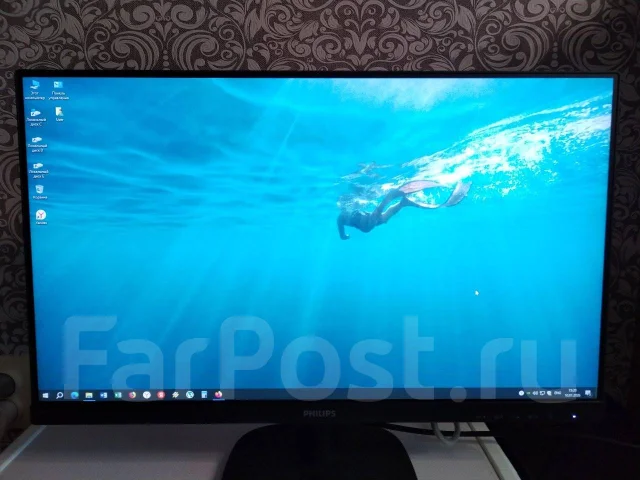 Philips. 24", ���������� �� (LCD, LED, QLED) ����