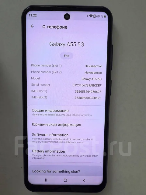Samsung Galaxy A55 5G. �/�, 128 ��, ������ ����