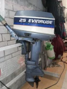 Evinrude. 25��.�., 2-�������, ����������, ���� S (381 ��), 1987 ��� ����
