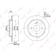 ���� ��������� ����. [252,5x10] FORD Focus I 1.4-2.0 99-04 / Fiesta VI 1.0-1.6 09- Lynxauto BN1020 BN1020 ����