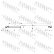 ������� ���� ������ l372/320n ����/��� Febest [02117012] 02117012 ����