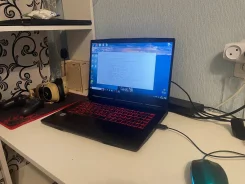 MSI GF65 Thin 10UE. 15.6", 2,5����, ��� 16 ��, ���� 512���, WiFi: 1, Bluetooth: 1, ����������� �� 2��. ����