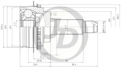 ���� ������� ABS (F0104103) JD [JCT0199A] JCT0199A ����