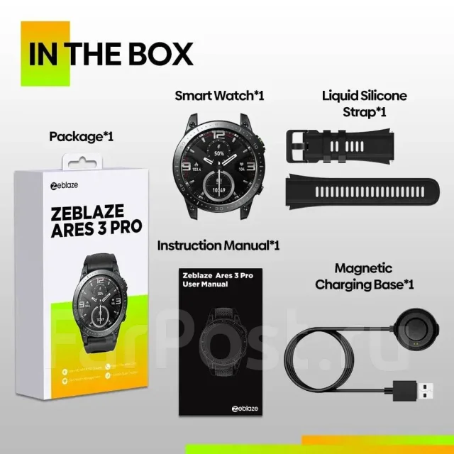 Zeblaze Ares 3 Pro. IP68 ����
