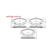 ������� �������� ��������! Kia Optima, Hyundai Genesis/Veloster 2.0 10 Fremax FBP1897 FBP1897 ����