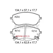 ������� �������� ��������! � ���������. ���������� Toyota Corolla/Auris 1.3-1.8/1.4D 12 Fremax FBP2512 FBP2512 ����