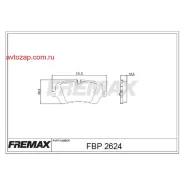 ������� �������� ������! Land Rover Range Rover/Range Rover Sport 5.0/3.0TD/4.4TD 12 Fremax FBP2624 FBP2624 ����