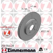���� ��������� ! �����. 300x24/47-5x108 Ford Mondeo 1.8-2.2TD 00 Zimmermann 250134420 250134420 ����