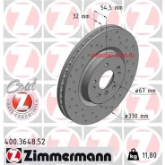 ���� ��������� ! Sport �����. 330x32/54-5x112 MB W164/W251 3.5/3.0CDi 05 Zimmermann 400364852 400364852 ����
