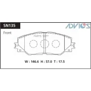 �������� ��������� ������� Advics �������� Advics SN135 SN135 ����