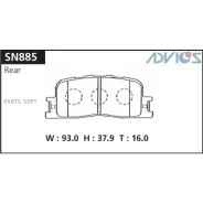 �������� ��������� ������� Advics ������ Advics SN885 SN885 ����