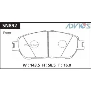 �������� ��������� ������� Advics �������� Advics SN892 SN892 ����