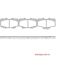 ������� �������� �. Toyota Land Cruiser 4.0-4.2TD 90/4Runner 2.4-3.0TD 87-96 315 04 572140B=FDB797! Remsa 031504 031504 ����