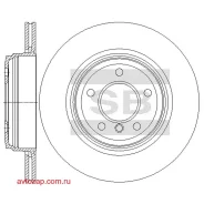 ���� ��������� ������! BMW E60/E61 2.0-3.0/2.5D/3.0D M54/M57 03 Sangsin Brake SD5219 SD5219 ����