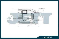 ���� ���������� ������ 49500-2E250/V40-4031 JETT V404031 ����