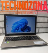 Asus. 15.6", 2����, ��� 8 ��, ���� 1 000���, WiFi: 1, Bluetooth: 1, ����������� �� 2��. ����