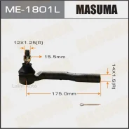 ���������� ������� ���� L Mazda Demio 2007-2014, Mazda Mazda 2 2007-2014 ME1801L ����