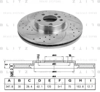���� ��������� �������� ������������� high carbon Blitz BS0272P BS0272P ����