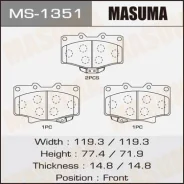 ������� ��������� �������� Masuma MS1351 AN406WK, NP1003, P83009 MS1351 ����