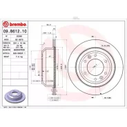 ���� ����. ���. [324x18] 6 ���. Hyundai H-1 2.5 08- Brembo 09B61210 09B61210 ����