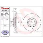 ���� ����. ���. ����. [300x30] 5 ���. FORD Tourneo 15-/Transit 12- Brembo 09C24310 09C24310 ����