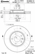 ���� ��������� UV Coated | ����� | Chevrolet Cruze (J300) 1.6 05.2009 - Chevrolet Cruze (J300) 1.8 05.2009 - [178Brembo09B35611] 09B35611 ����