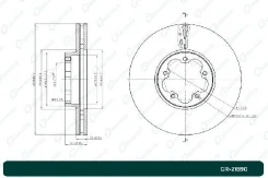 ���� ��������� G-brake GR-21690 (��������� 113,5) GR21690 ����