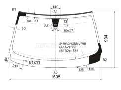 ������ ������� (������ ����� / �������) BMW X3 03-10 2449AGNGNMVW1B ����