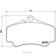 ������. ������. ������� Porsche 911 1997-05 Brembo P65011 - (P 65 011 ) �-� P65011 ����