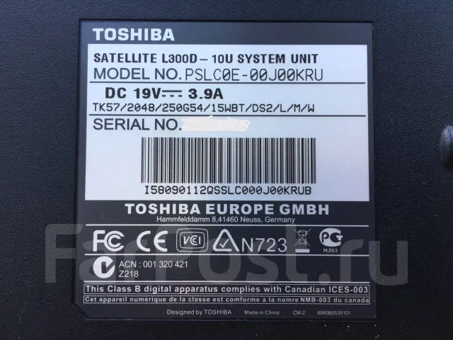 Toshiba Satellite L300 ����
