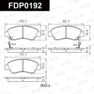 ������� ��������� �������� �������� Honda BRIO (DD) FDP0192 ����
