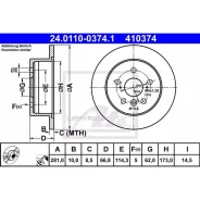 ���� ����. ����. [281x10] 5 ���. Toyota Camry 11- 24011003741 ����