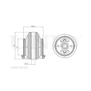 ����������� ������ ����� Lada Largus (KS0_, RS0_, KSA_, R90, F90) 12-, Renault Duster 11-, Kaptur 16- RMP20687 ����
