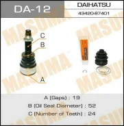 ���� �������� �������� DA-12 ��� Toyota Daihatsu �������� ������������� Masuma ����� 43410-87405 43410-87406 43420-87405 43420-87407-000 DA-12 DA-12A4...