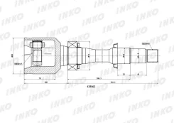 ���� ���������� ���������� ���� �������� ��� Toyota Camry 429062 INKO 429062 ����