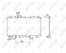 �������� SUZ SX4 1.6 I AUT 53580 NRF 53580 ����