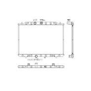 �������� ���������� ��������� Nissan X-Trail 2.0 07- NRF 53762 - 53762 ����