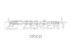 ����� ��������� �������� BMW 5 (E60 E61) 01- 6 (E63 E64) 03- Zekkert ���. bs-9096 BS9096 ����