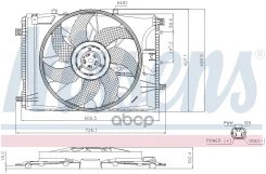 ���������� ������������ A2045000293 Nissens ���. 85740 85740 ����