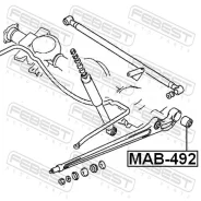 ����������� ������� ����������� ������ | ��� ����/��� | Febest MAB492 MAB492 ����