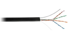 ������ ������� NETLAN EC-UU004-5E-PE-SW-BK, U/UTP 4 ����, ���.5�, �������, BC, ����, � ������ (305�) ����