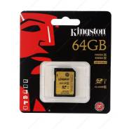 ����� ������ Kingston Ultimate microSDXC, 64��, Class10 ����