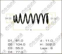 ������� �������� /������ ������ /����� /TI-GUAR ��� Toyota Corolla 1997-2002 Raum Allion Premio; TG-CSS0012; (RK6801 C4T-13902H C4T-12122) 482311H550...