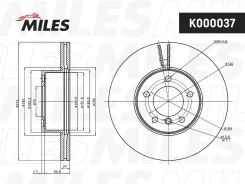 ���� ��������� �������� D=312��. K000037 Miles K000037 ����
