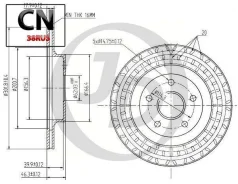 ���� ��������� �������� DF4093 (301,5x17,9) 5 ��� JD JBD0052 JBD0052 ����